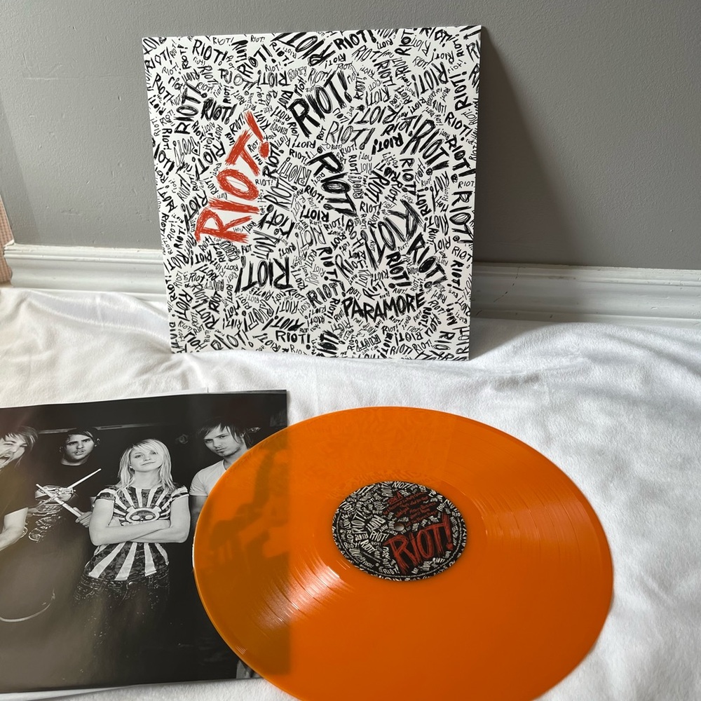 Paramore Riot Orange Vinyl